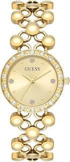 GUESS Bejeweled 28 mm Champagne Dial Women Analog Watch- U1425L2M