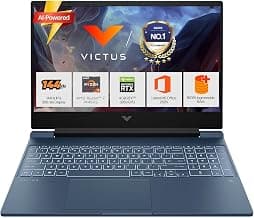 HP Victus, AMD Ryzen 7 7445HS, 6GB RTX 3050, 16GB DDR5(Upgradeable) 512GB SSD, 144Hz, IPS, 300nits, FHD, 15.6''/39.6cm, Win11, M365* Office24, Blue, 2.29kg, fb3125AX, Backlit, DTS Audio, Gaming Laptop