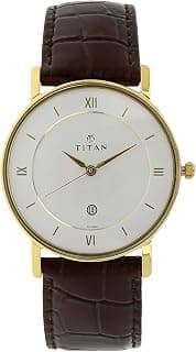 Titan Titan White Dial Analogue Watch for Men (9162YL01)-NM9162YL01 / NL9162YL01/NP9162YL01