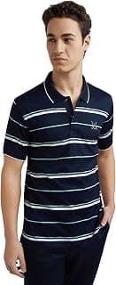 Colorplus Tailored Navy T-Shirt for Men