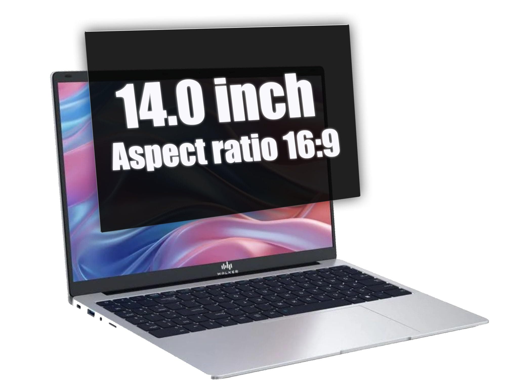 NAXTON® Privacy Screen guard for LAPTOP 14.0 INCH Universal (aspect ratio 16:9) FIX TYPE - No Eye Strain | Anti Blue Light + Anti Glare | No Dry Eyes | Privacy Screen [Bubble Free], [Anti-Scratch], Customised for full Screen cover - NOT A TEMPERED GLASS (Screen Size 14.0 Inch)