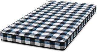 Box Bordered Cotton Mattress 3 x 6 Feet | 4 Inch Thick Cotton Filled Gadda | Foldable Floor Mattress for Sleeping, Guest Bed, Hostel, Home & Travel