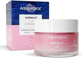 Aqualogica Radiance+ Jello Moisturizer Gel With Watermelon & Niacinamide For Pigmentation & Dark Spots - For Dry, Bright And Radiant Skin Of Women & Men -50G