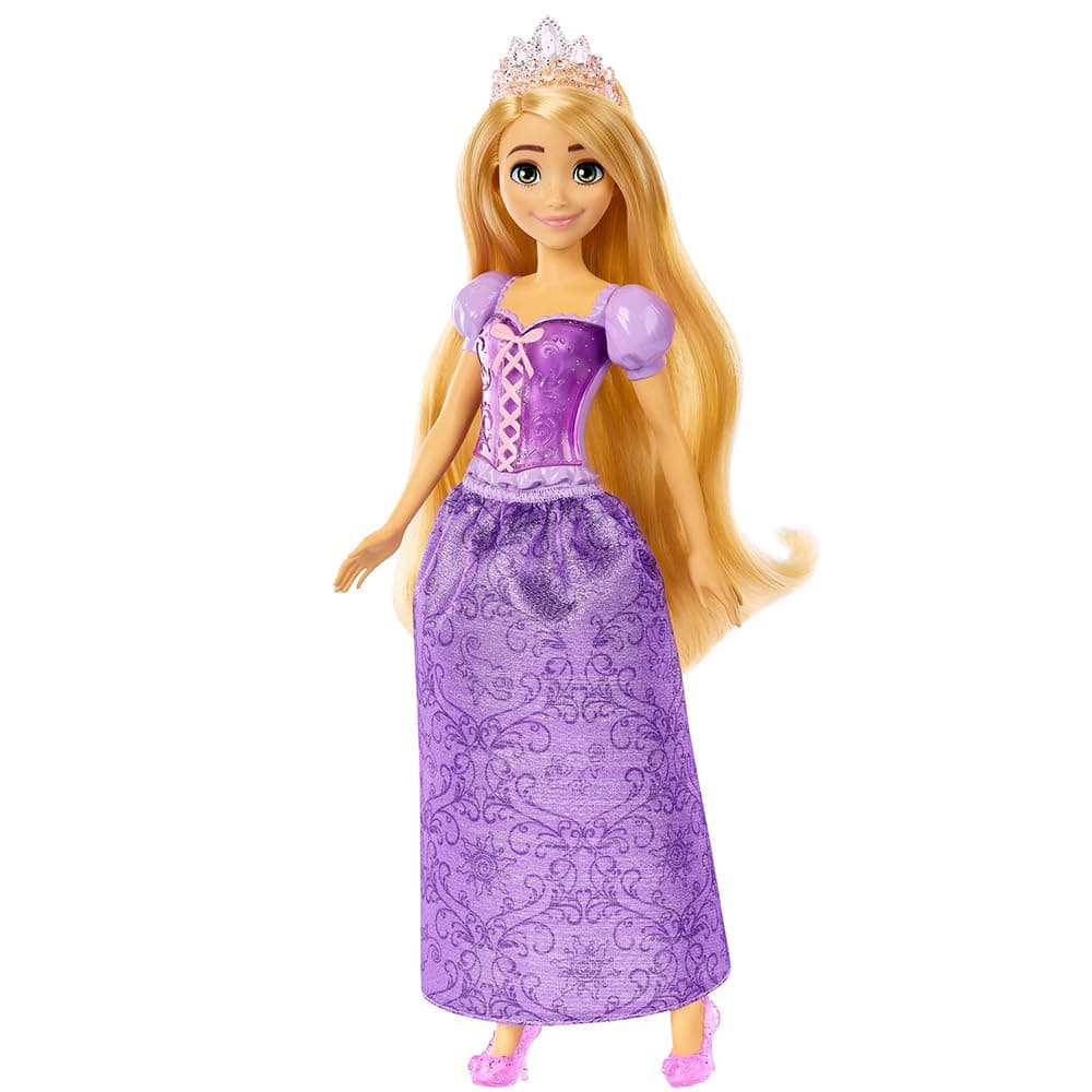 Mattel Disney Princess Dolls, Rapunzel Posable Fashion Doll with Sparkling Clothing&Accessories, Disney Movie Toys????