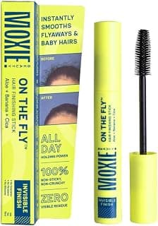Moxie Beauty On The Fly Hair Finishing Stick for Women & Men | Anti Frizz Baby Hair Fixer & Flyaway Wand | For Sleek Buns, Ponytails & Slick Styles | Non-Sticky, Non-Greasy Gel Formula | 10ml