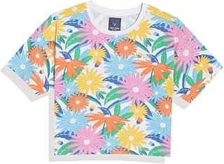 Allen Solly Girl's Floral Regular Fit T-Shirt
