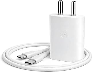 Google 30W Type-C Fast Charging Adapter Set with 1M Type C Cable, PD 3.0 Quick Rapid Charger for Pixel 10a/10/10 Pro XL/9 Pro/9a/8/8 Pro/7/7a Series, Tablets, Chromebook, USB-C Devices – White