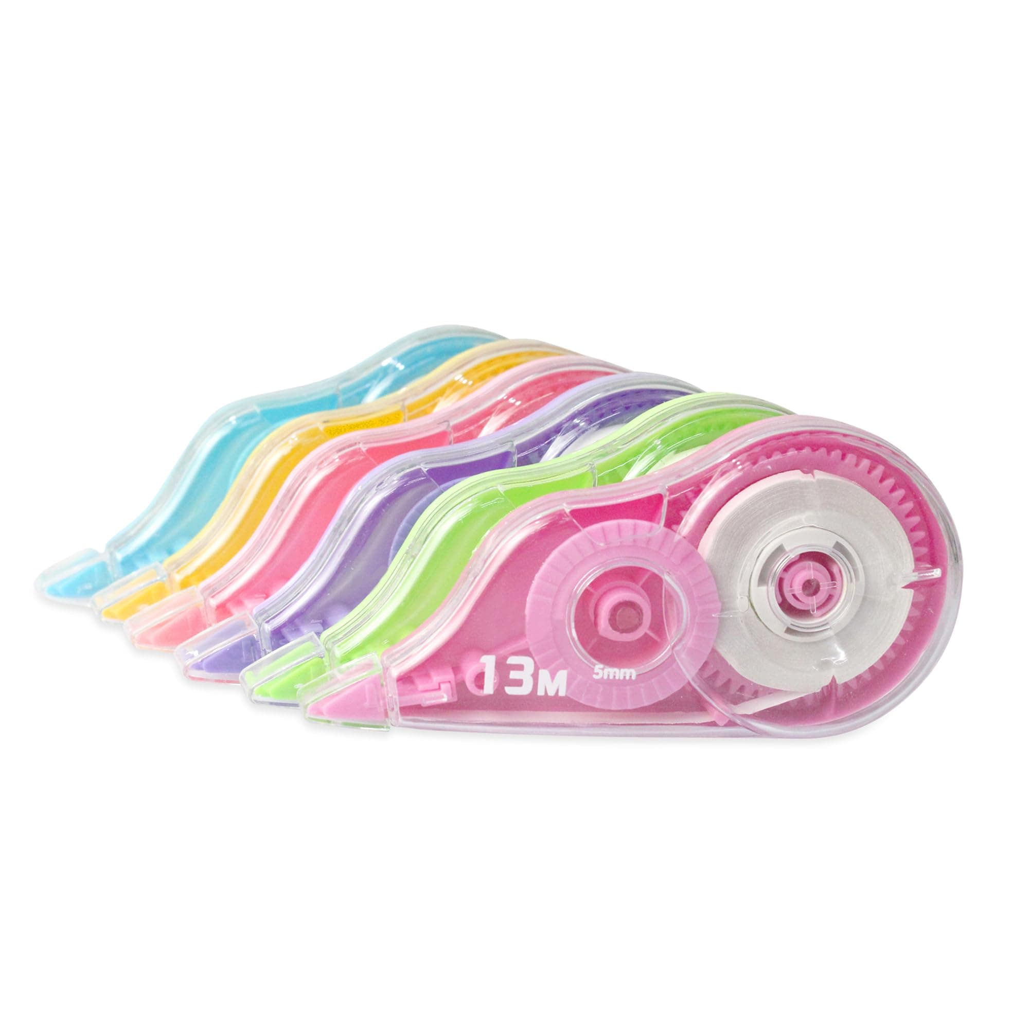 GLUN® Multipurpose 78 Meter White Strip Error Correction Tape with Front Cap for Office, School, Project, Assignment Pack of 1