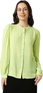 Allen Solly Women's Solid Regular Fit Shirt