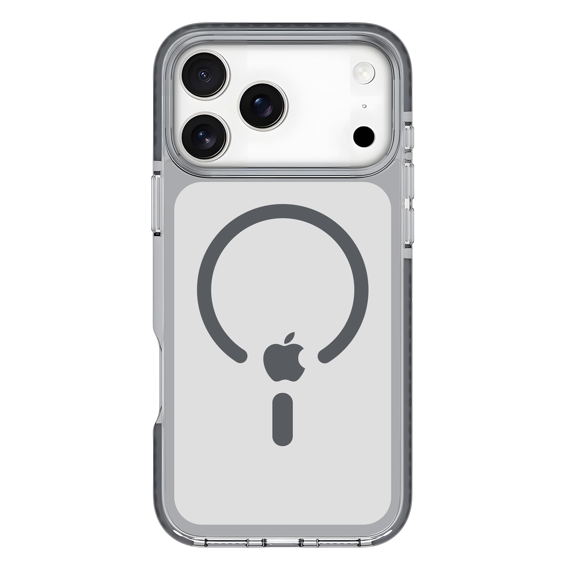 DailyObjects Stride Clear 2.0 Magnetic Case Cover Compatible with iPhone 17 Pro Max | Wireless Charging Slim Back Cover | 2 Layer Edge Protection & Shockproof