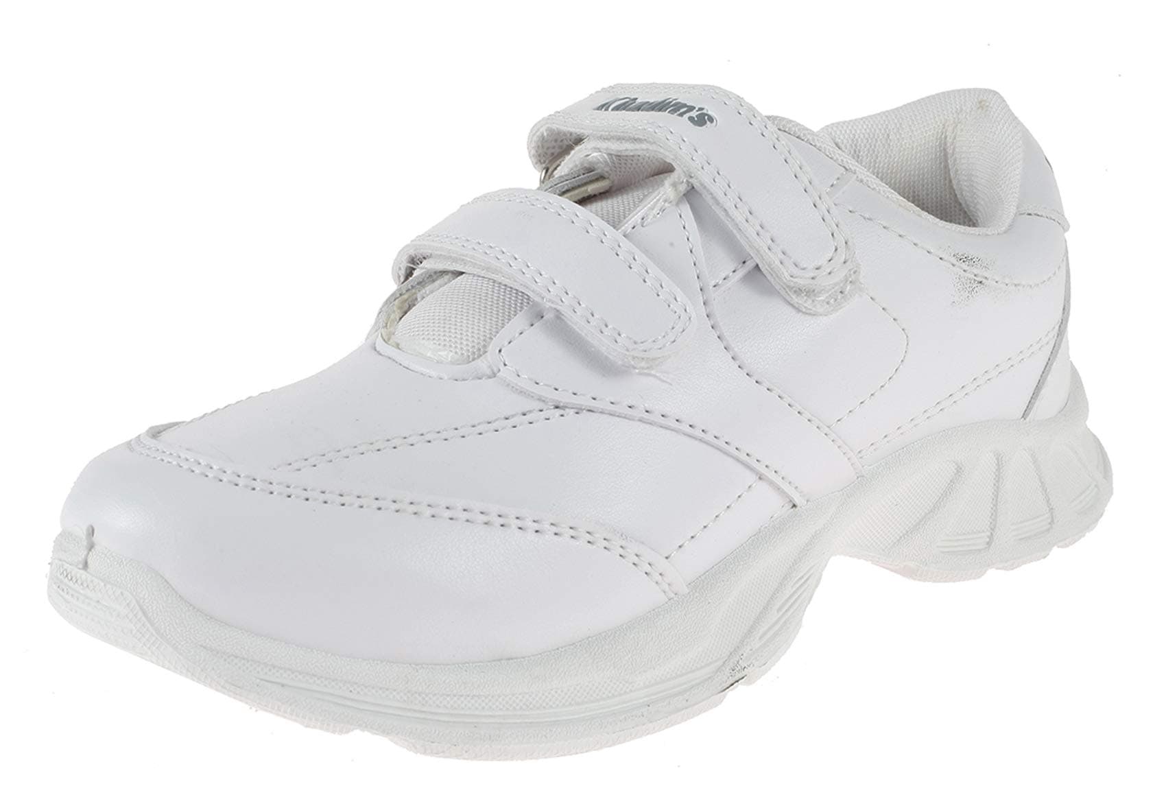 Khadim's Boys White School Shoe - UK 10