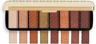 Makeup Revolution Soft Glamour Soft Radiance Eyeshadow Palette | 8 Highly Pigmented Shades | Matte & Glitter Finishes | Everyday to Night Glam | 9.6 g