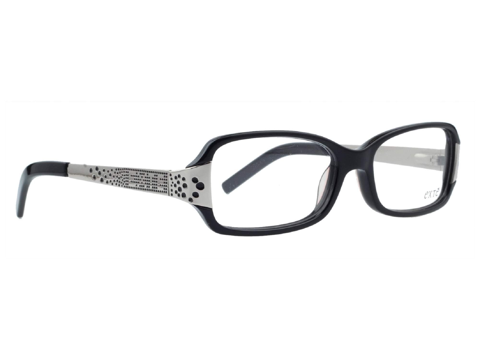 Exte Rectangular Unisex Spectacle Frame -(EX-303-01|52|Black)