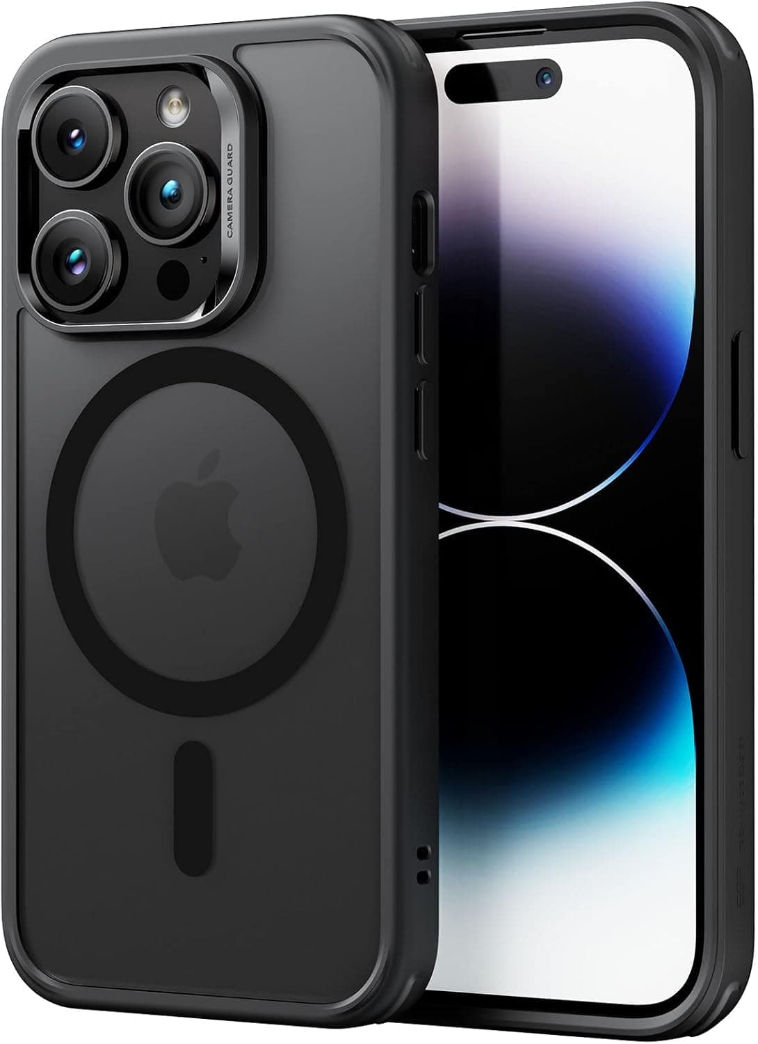 ESR for iPhone 14 Pro Max Case, Compatible with MagSafe, Scratch-Resistant, Thin and Slim, Classic Shockproof Military-Grade Protection, TPU, Magnetic Back Cover, Frosted Black
