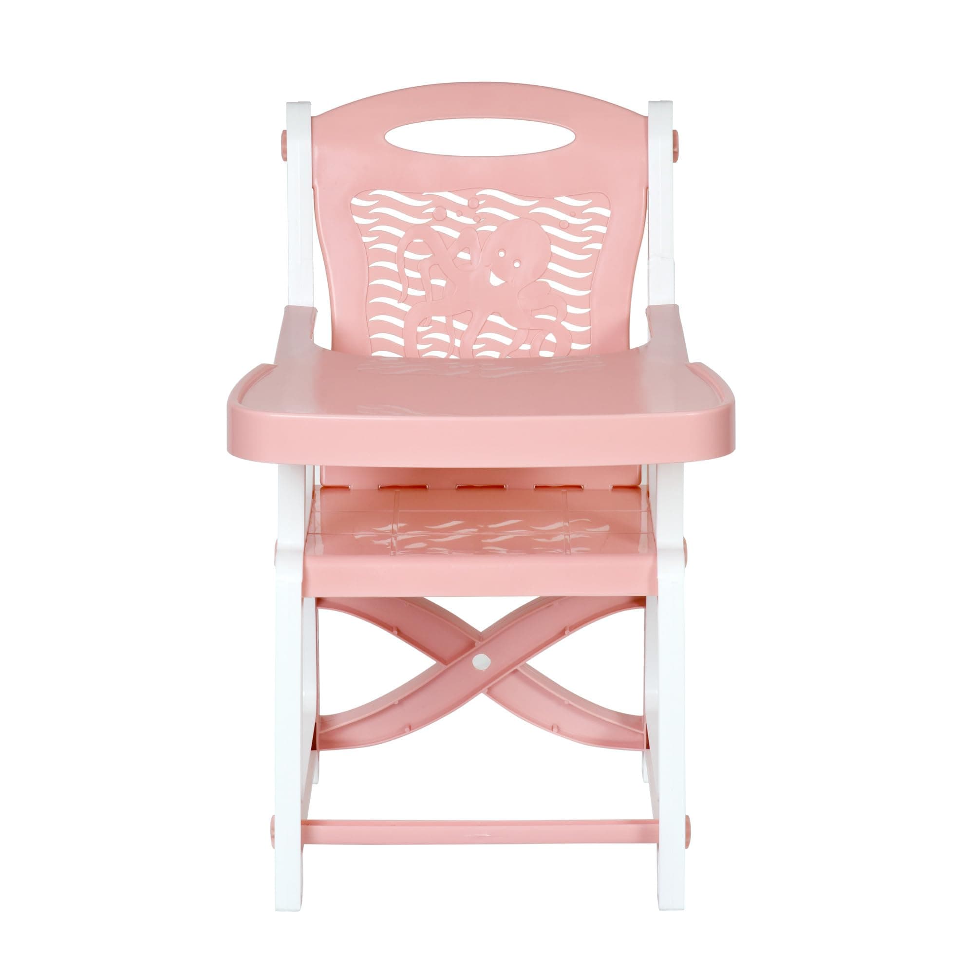 Nilkamal Octo Baby Desk Chair | Study | Shampoo | Meal | Kids Seating Chair with High Backrest for 3-4 Years Kid, Weight Capacity Upto 40 Kg (3-Year Warranty) (Milky White/Crisp Onion)