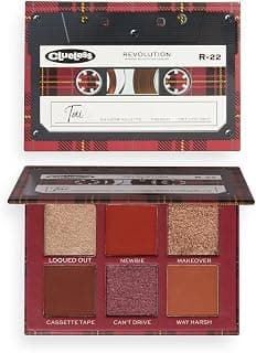 Makeup Revolution Clueless x Revolution Tai Rolling with the Homies Palette Nude Eyeshadow Long Lasting Multi Reflective Shimmer Matte Glitter Pressed Pearls Eye Shadow Makeup Pallet