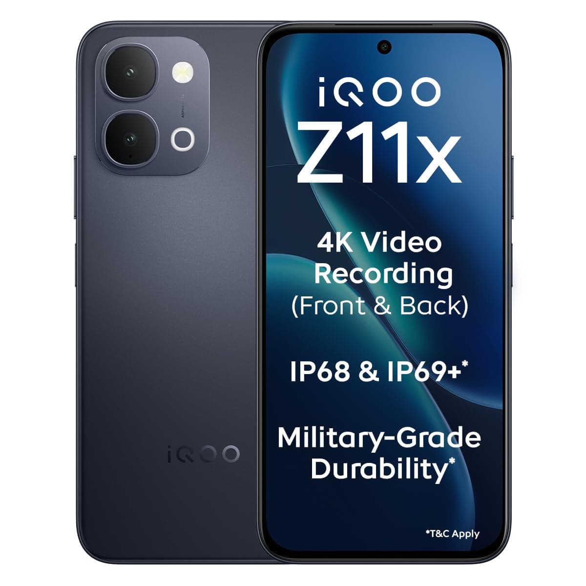 iQOO Z11x 5G (Titan Black, 8GB RAM, 128 GB Storage)
