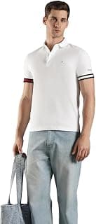 Tommy Hilfiger Solid Slim Fit Cotton Polo T-Shirt