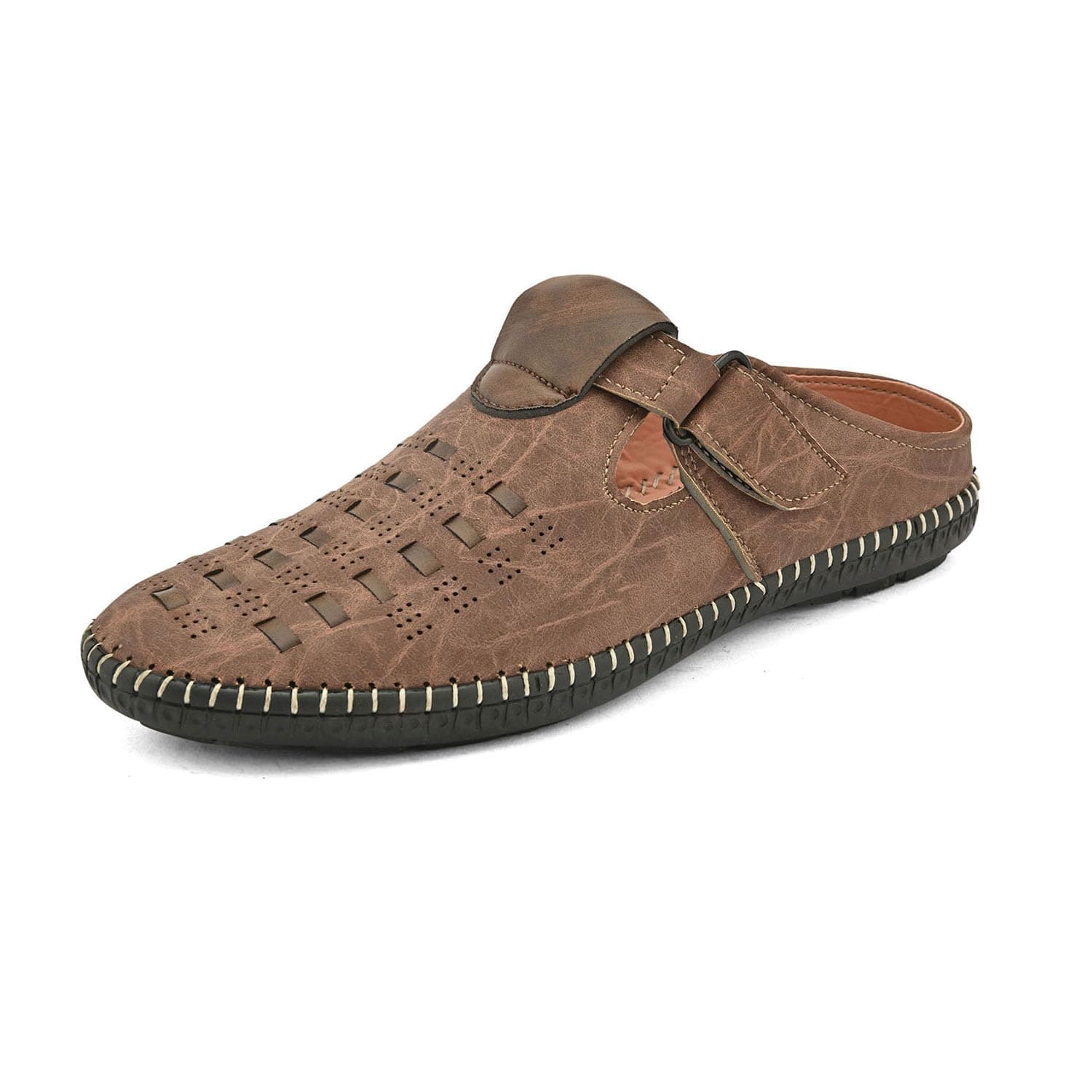 Centrino Men's Fisherman Sandals | Sporty & Casual Summer Footwear | Adjustable Fit with soft cushion Padding | Closed-Toe Comfort & Durability (9285)