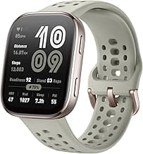 Amazfit Bip 6 Smart Watch 46mm, 14 Day Battery, 1.97" AMOLED Display, GPS & Free Maps, AI, Bluetooth Call & Text, Health, Fitness & Sleep Tracker, 140+ Workout Modes, 5 ATM Water-Resistance, Stone