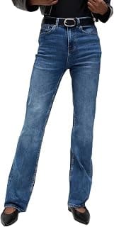 Marks & Spencer Solid Blue Cotton Womens Eva Bootcut Jeans