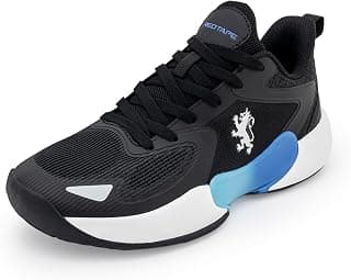 Red Tape Men's Sneakers Grey Mesh Pu Round Toe Lace-Up Responsive Sole