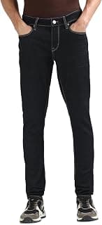 Flying Machine Men's Skinny Fit Jeans| Solid | Low Rise | Stretchable | Jeans for Man