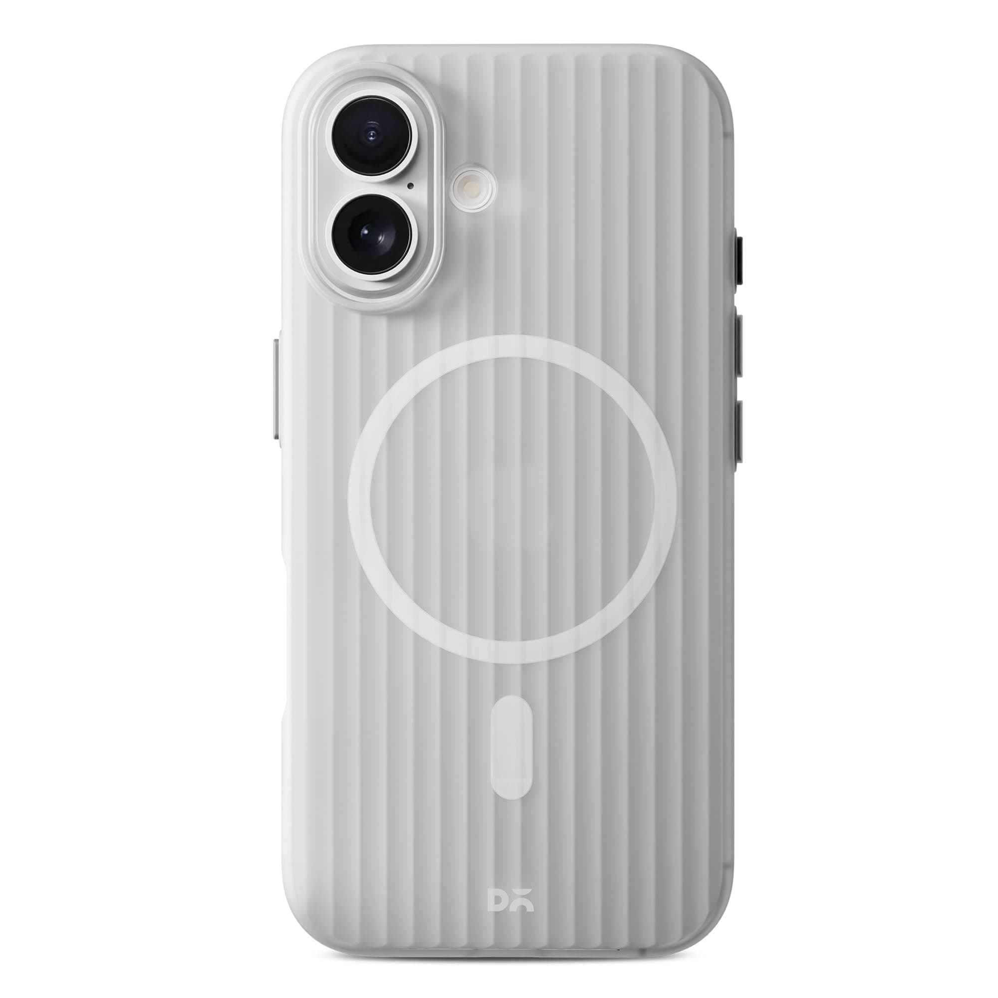 DailyObjects PC Beam 2.0 Magnetic Protective Case Cover Compatible with iPhone 17|Magsafe|Camera & Body Protection|Anti Shock,Scratch Resistant|Precise Cutouts Modern Design|Wireless Charging-White