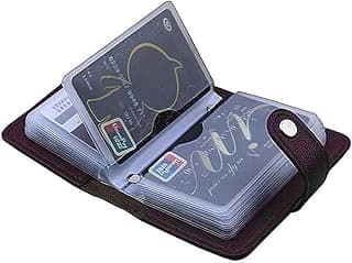Stealodeal Brown 28 Slots Leather Debit/Credit/ATM Men & Women Card Holder