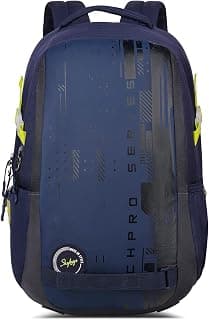 Skybags Unisex Network Nxt 02 28L (E) Premium Polyester Adjustable Straps Laptop Backpack Navy