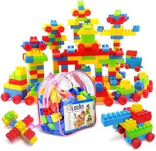 Humming Bird Building Blocks Toys for Kids Educatinal and Learning Puzzle Games for Kids Girls & Boys Preschool Children -110 Pcs Bag, Multicolor