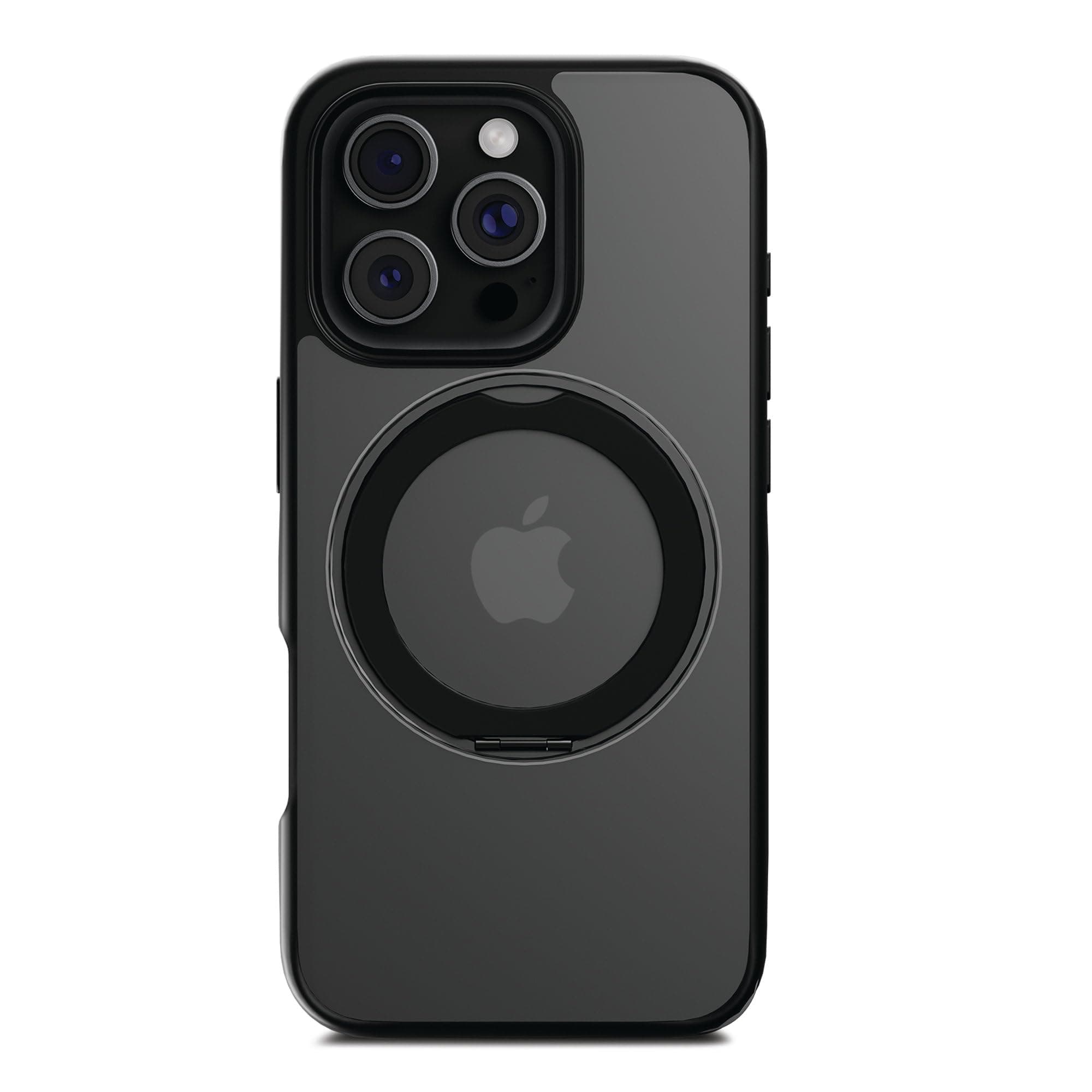 DailyObjects Polycarbonate Case for iPhone 16 Pro Max Compatible with Mag-Safe Wireless Charging,Halo 2.0 with Rotatable Stand Slim Shockproof Back Cover