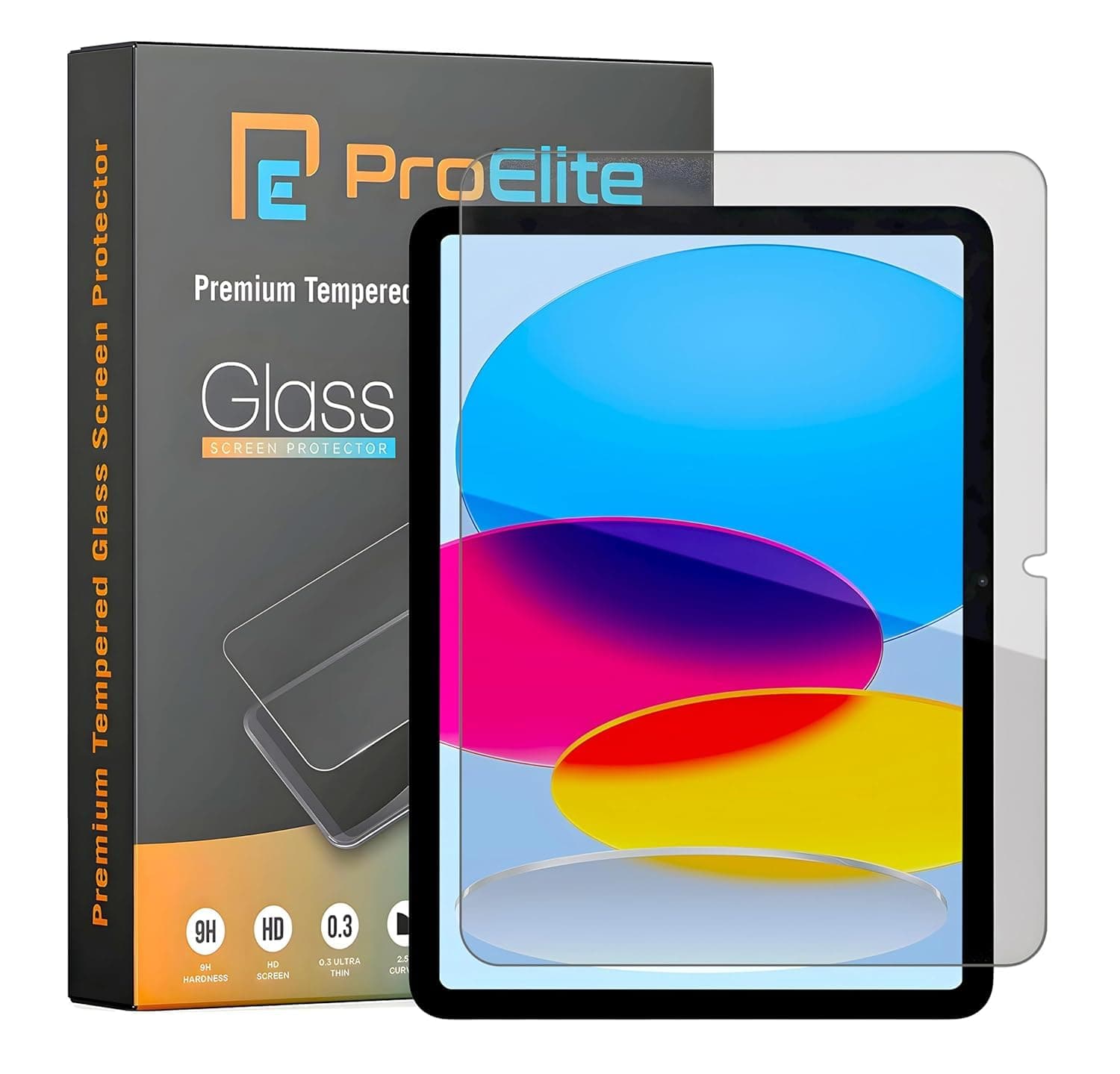 ProElite Matte Screen Protector for Apple iPad (A16) 11th/10th Generation (2025/2022), Premium Matte Tempered Glass Screen Protector for iPad 11th/10th Gen [1-Pack].
