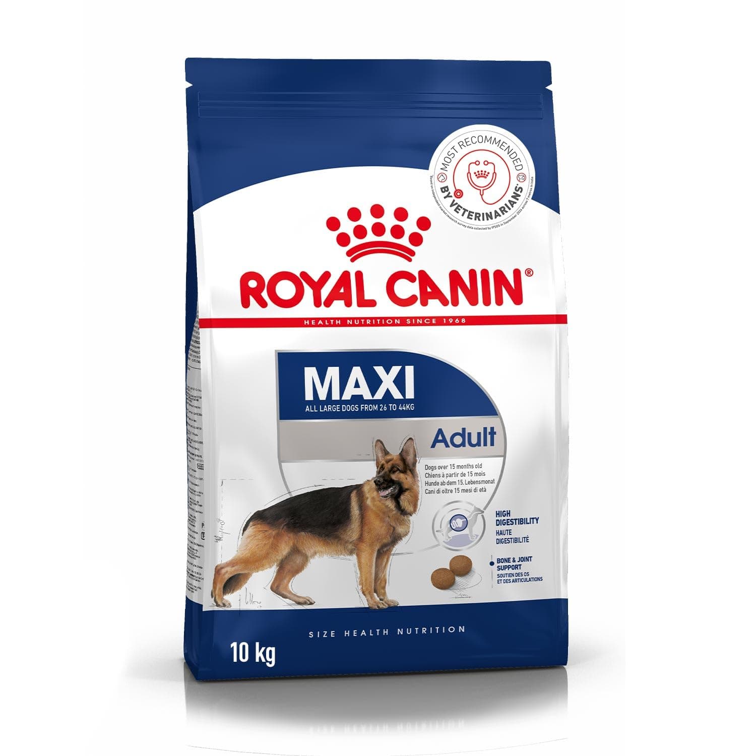 Royal Canin Maxi Adult Dog Food, Dry Food, Supports Digestive Health & Optimal Health, Provides Bone & Joint Support, 10 Kg