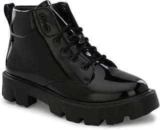 Leo's Fitness Shoes Leo Men's Black Chic and Chunky Comfortable Casual Boots