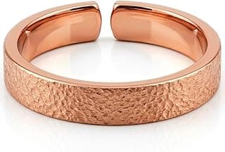 PAJORI 100% Copper Adjustable Ring Tamba Challa Fashion Jewellery for Men & WomenMen & Women Tamba Anguthi for Healing & Skin Support
