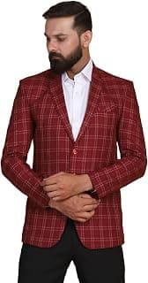 TAHVO Grey Notched Lapel Blazer with Hanky