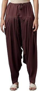 Aurelia Women's Regular Fit Mid Rise Patialas
