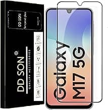 DD SON Military-Grade Tempered Glass Screen Protector Compatible for Samsung Galaxy M17 5G / Samsung Galaxy A17 / A16 4G / A16 5G / A26 / F16 / M16 / F36 / M36 / Galaxy F17 5G / F17 with Edge to Edge Coverage and Easy Self Installation kit