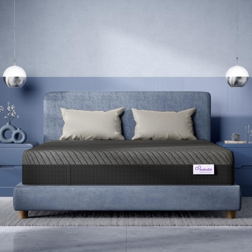 Wakefit XpertGrid Queen Size Bed Mattress | 3300+ Air Channels | Cooling Mattress | 10 Years Warranty (78x60x8 Inches)
