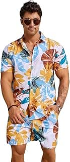 DHRUVI TRENDZ Co Ord Set for Men | Trendy Night Dress for Boys | T-Shirt and Shorts Combo for Lounge | Stylish Summer and Travel Wear |Men's Matching Two-Piece for Vacation
