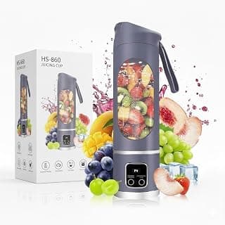 Portable JuicerBlender Electric Juicers Fruit Mixers USB Rechargeable Smoothie Mini Blender Personal Juicer 10 Blades 3 Gears With 1300 Mah Rechargeable Battery-Smoothie Juicer Machine