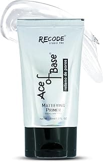 recode Ace of Base Mattifying Primer for Face Makeup 30ml | Applicable on Oily & Dry Skin | Blurs Fine Lines, Wrinkles & Pores