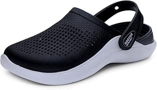 DOCTOR EXTRA SOFT Men's Classic Casual Sports Clogs/Sandals with Adjustable Back Strap for Adult | Comfortable & LightWeight| Stylish & Anti-Skid|Waterproof & Everyday Use Mules for Gents & Boys D-513