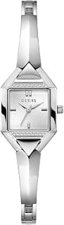 GUESS Round 22mm White Dial Analog Women Watch - U1426L1M