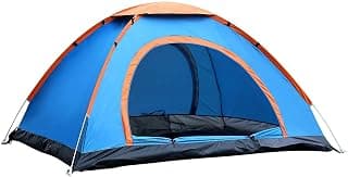 Portable Polyester Waterproof 6-8 Person Tent for Fishing Travel Hiking Hunting Camping (Multicolour)