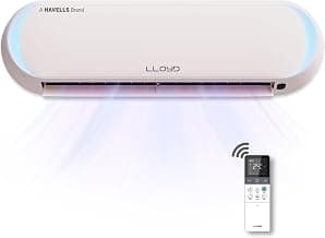 Lloyd Stellar Art 1.5 Ton 5 Star Wi-Fi Inverter Split AC(6 in 1 Expandable,Cools Even at 60°C,Mood Lighting,In-Built Air Purifier,Direct Voice Command,Copper,White & Blush Pink,New LaunchGLS18V5FBGST)