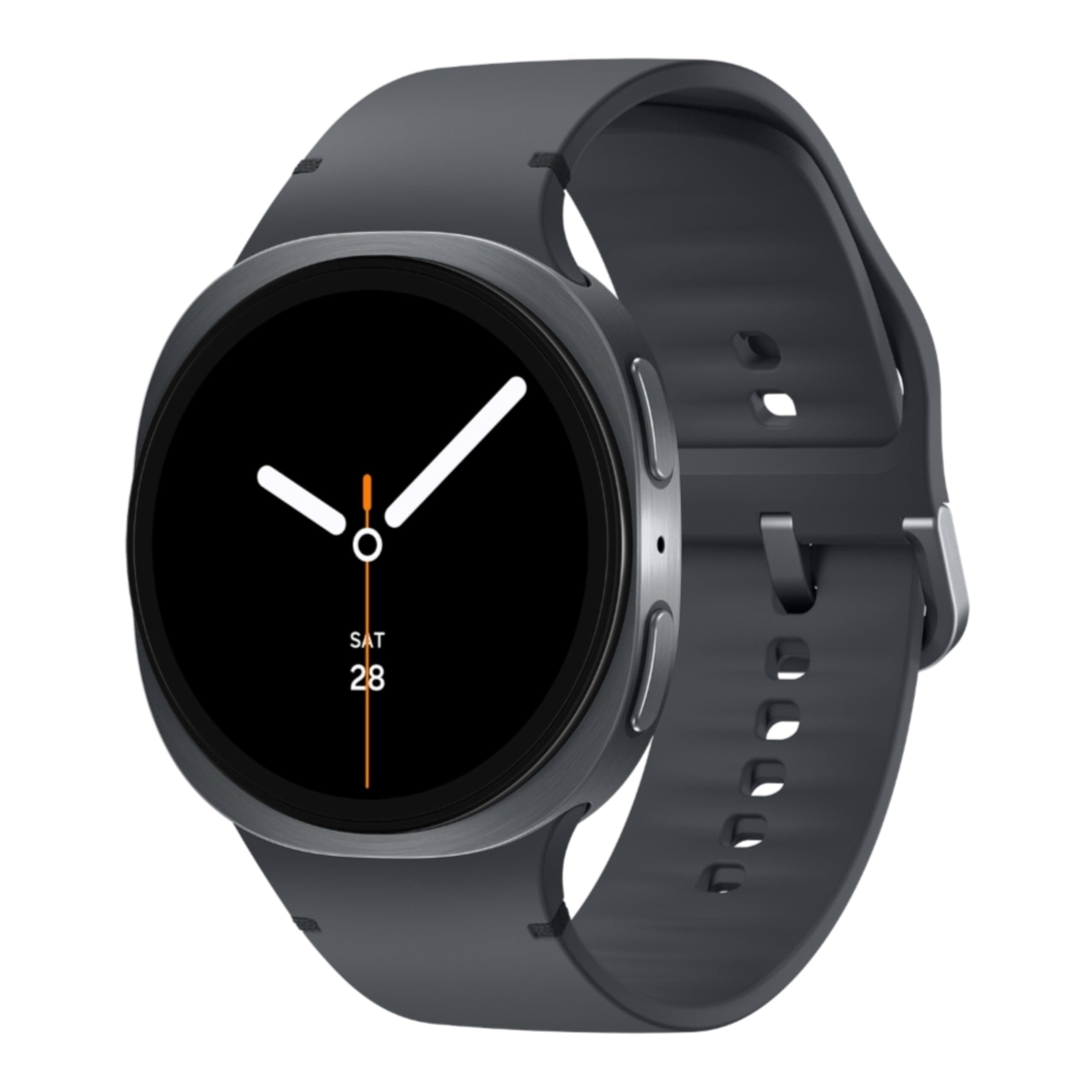Samsung Galaxy Watch8 (40mm, Bluetooth, Graphite) with 3nm Processor | Dual GPS | Sapphire Glass & Armor Aluminum | 5ATM & IP68 | BP, ECG, IHRN & Vascular Load Monitoring | Anti-oxidant Index