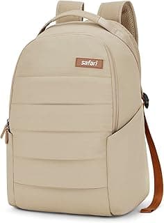 Safari Rizz 24L Laptop Backpack Bag for Men & Women, Casual 2 Compartment School Bag for Boys & Girls, Comes with Smart Trolley Sleeve, Organizer & Bottle Holder, Office Bag