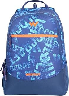 Wildcraft Nylon 32 Ltrs Water-Resistant Backpack for Men & Women – Expedition LPBP 32 Ltrs Water-Resistant Casual Backpack - Navy